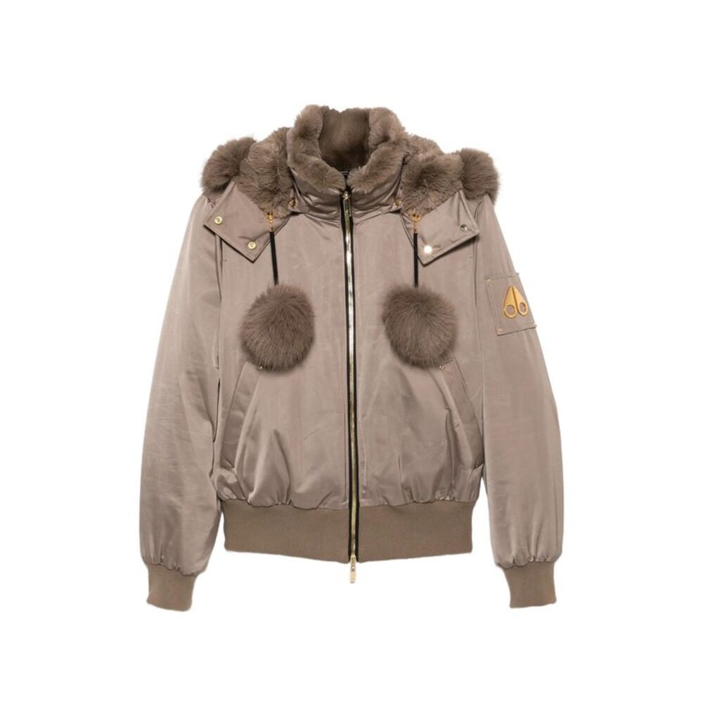 Moose Knuckles Neutrals Jackets - Bomber Jackets Women